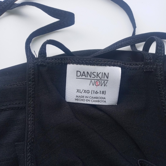 Danskin Now strap top, XL 16-18, black - Picture 2 of 3